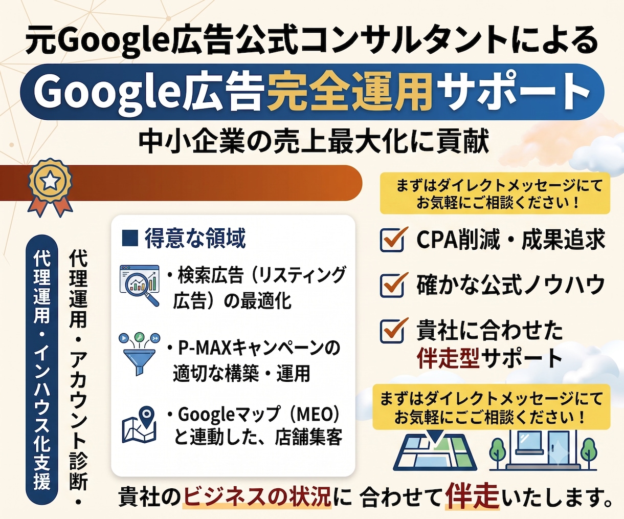 Google広告・リスティング広告1ヶ月代行します 【店舗集客】元Google広告公式コンサルのプロ イメージ4