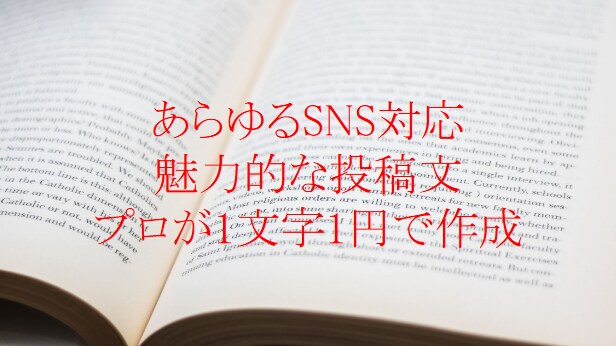 プロが各SNSに対応した投稿文を作成します あらゆるSNS対応、SNSごとに最適な投稿文をプロが作成 イメージ1