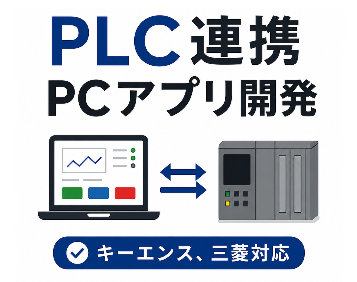 PLC連携PC向けHMIをPythonで開発します 監視・操作画面をオーダーメイドで設計・実装 イメージ1
