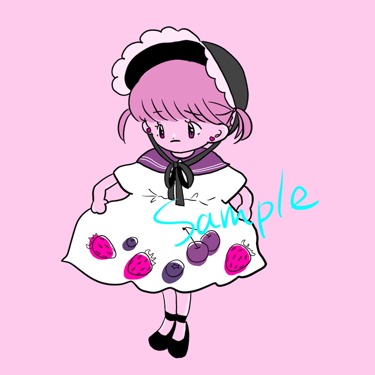 可愛い人物イラスト・アイコンを作成します 用途に合わせたオリジナルイラスト イメージ1