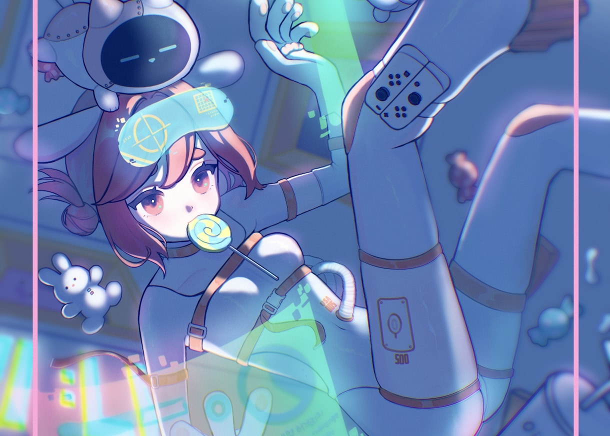可愛い！そして高クオリティのイラストを描きます 可愛い、ダーク、病み、メルヘン、ポップなイラストが得意です！ イメージ6