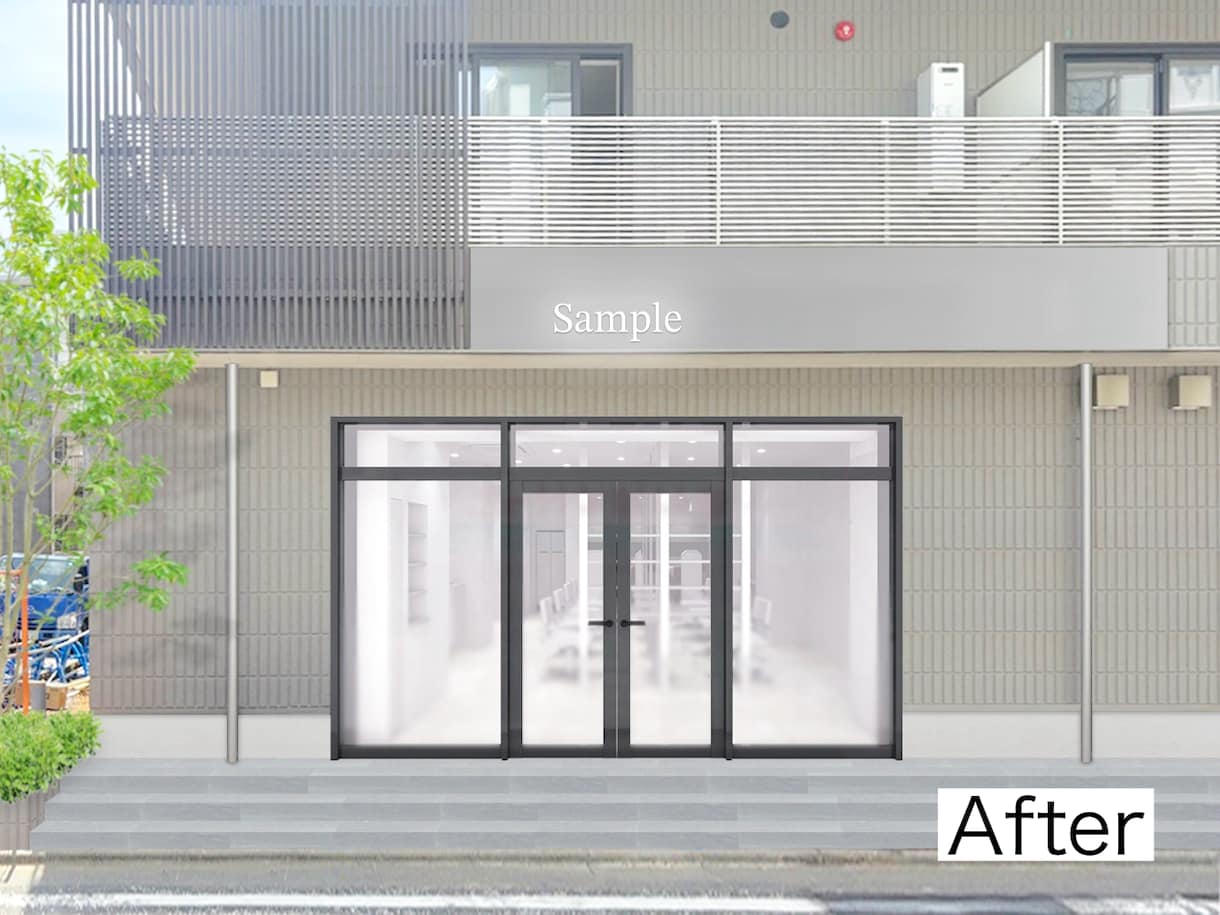 フォトショで店舗のイメージパース作成 承ります ベースの写真が1枚あればOK!デザイン提案も承ります イメージ5
