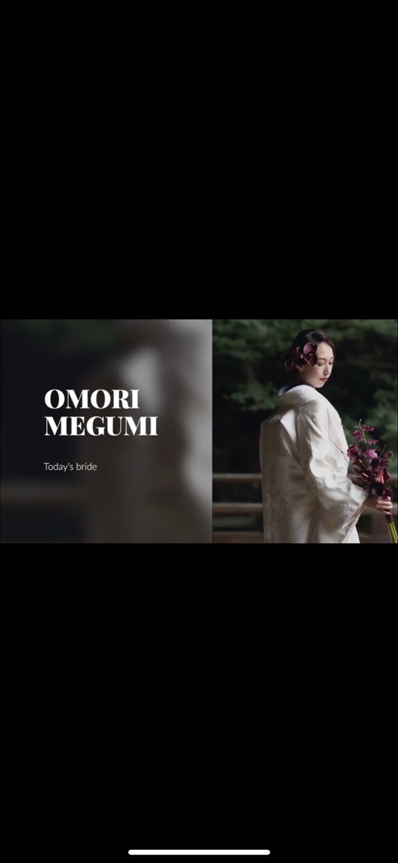 結婚式おしゃれなオープニングムービー制作します ゆったり落ち着いた雰囲気を演出♪PFとセット購入15000円 イメージ2