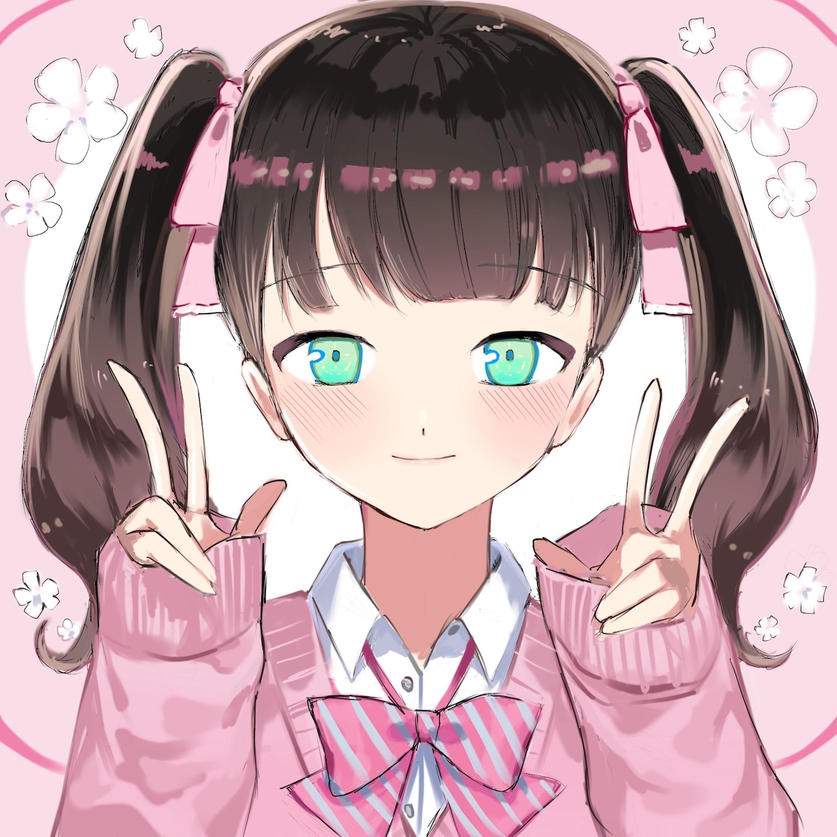 かわいいアニメ風アイコンを作成します キラキラした絵柄や鮮やかな色遣いのアイコンを制作します！ イメージ5