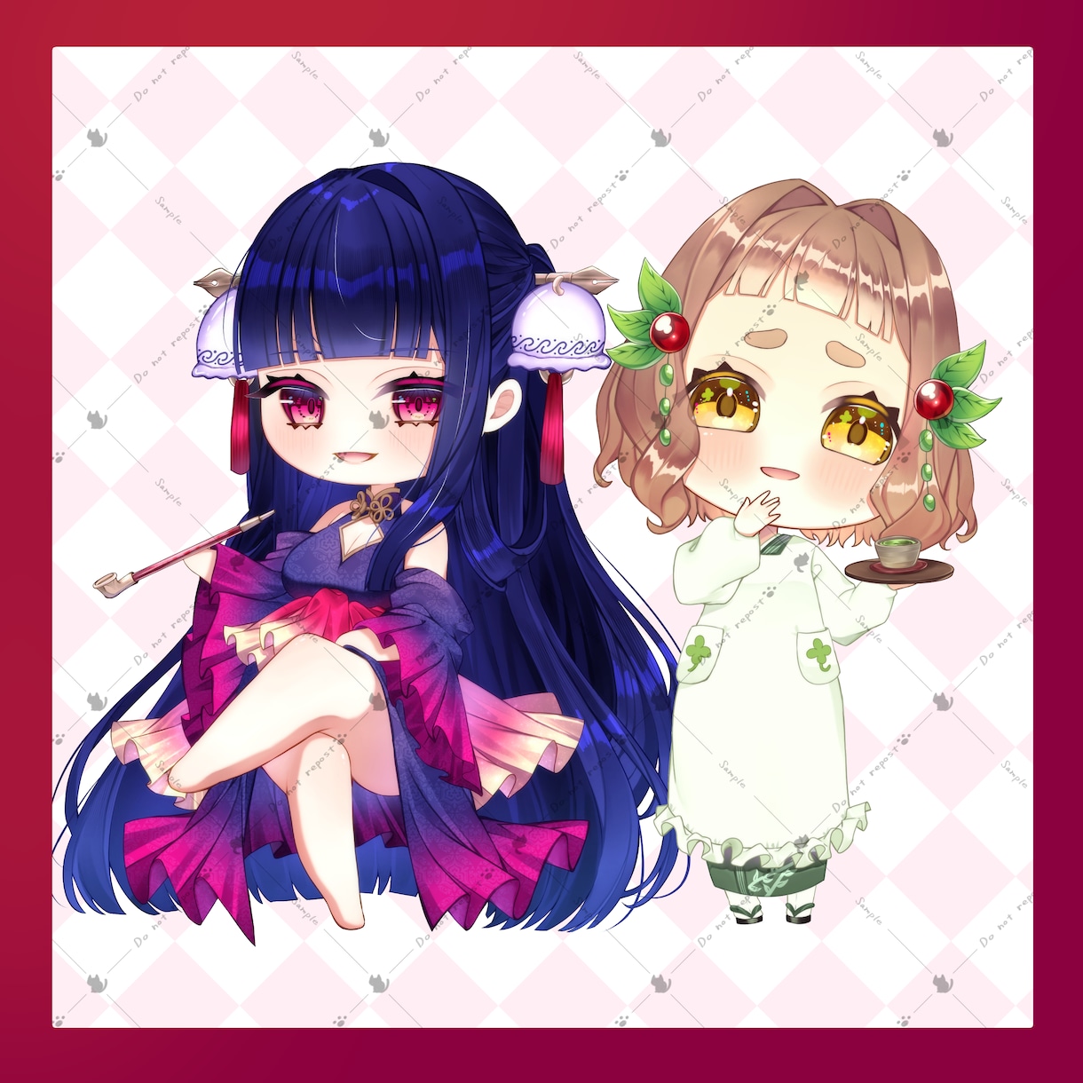 SDイラスト描きます 返礼品やグッズにぴったり！かわいいミニキャラです！ イメージ4