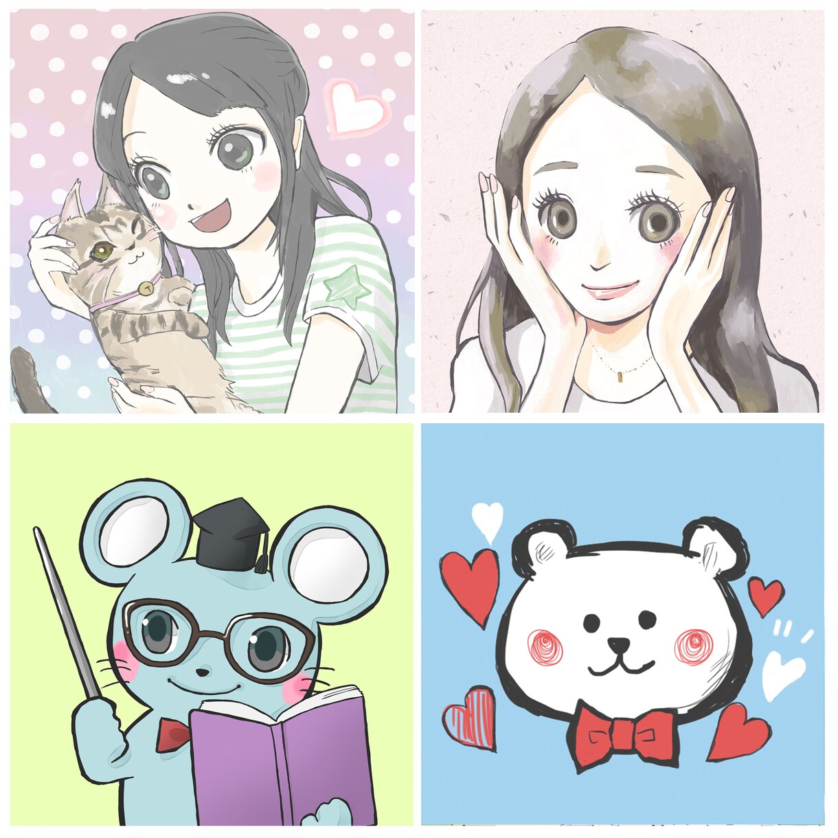 可愛いtwitterアイコンイラスト描きます 自分らしさを出したいけれど、顔写真は載せられないあなたにも◎ イメージ9
