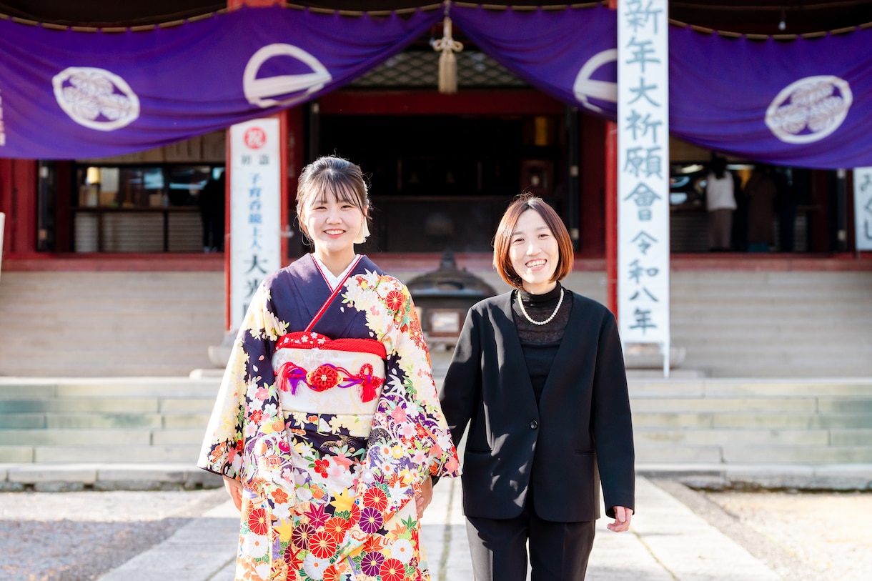 晴れ姿の魅力を引き出し、最高の一瞬を写し出します 映える撮影地、時間帯をゲスト様へ提案させて下さい。 イメージ9