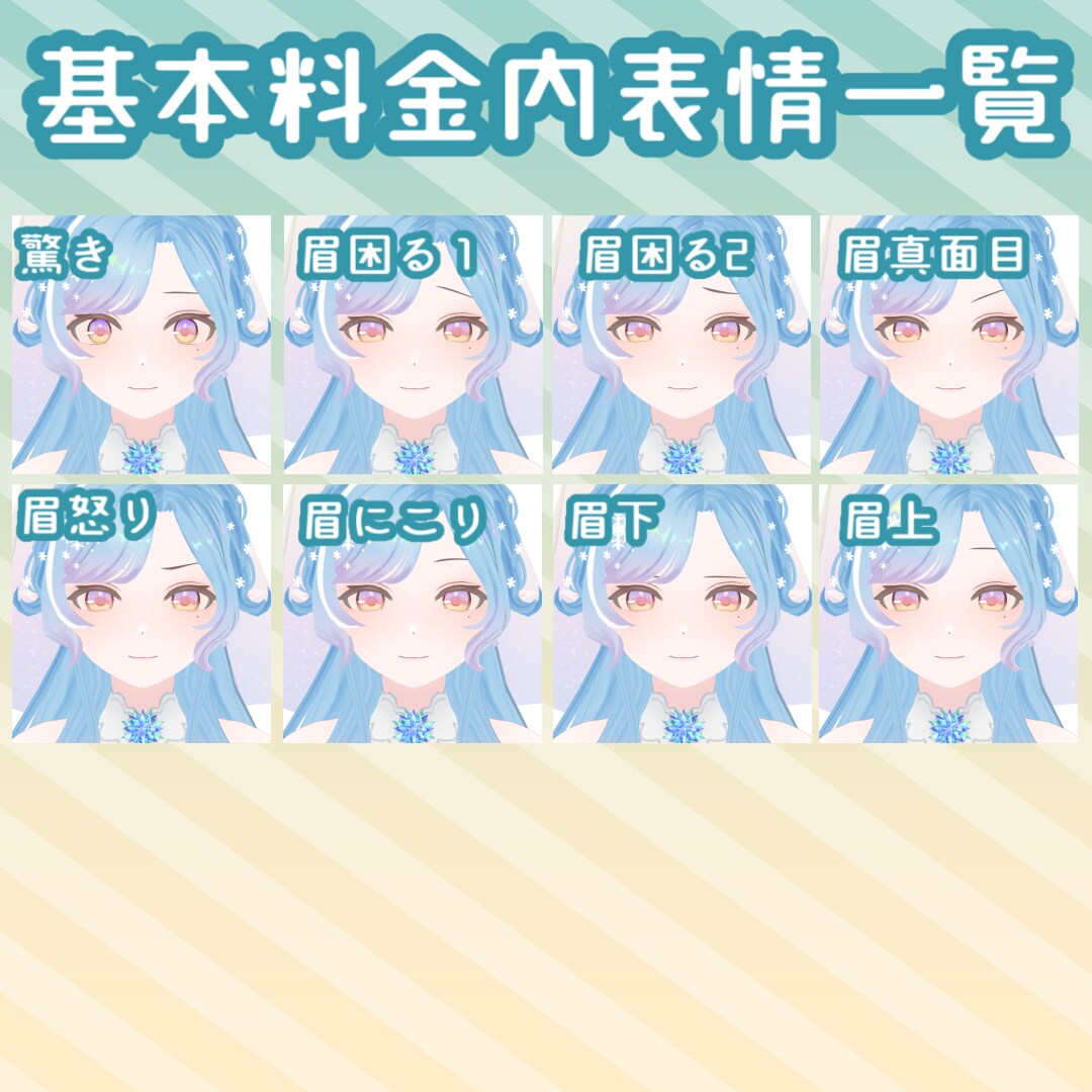 Vtuber等にフルスクラッチ３Dモデル制作します MMD対応可能・1枚絵からでもOK！ イメージ3