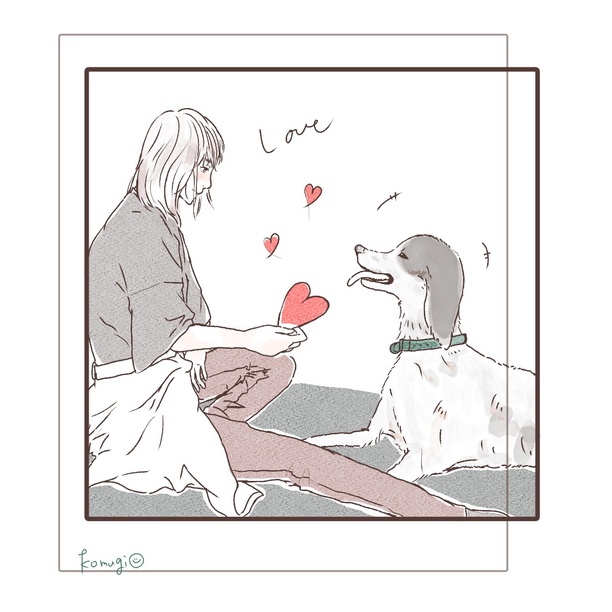 水彩画で部屋にも合うペットのイラスト作成します シンプルで可愛い大切なペットの可愛さを最大限表現します。 イメージ4