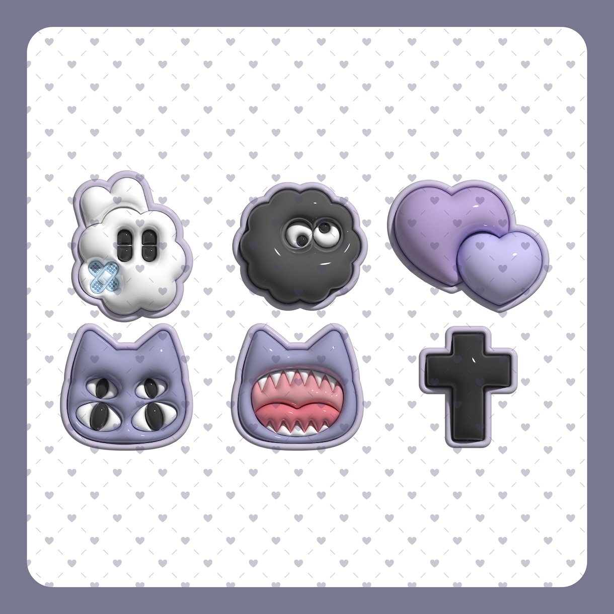 メンバーシップやサブスクのバッジを作成します ぷっくり可愛いシールみたいなスタンプ作ります！ イメージ8