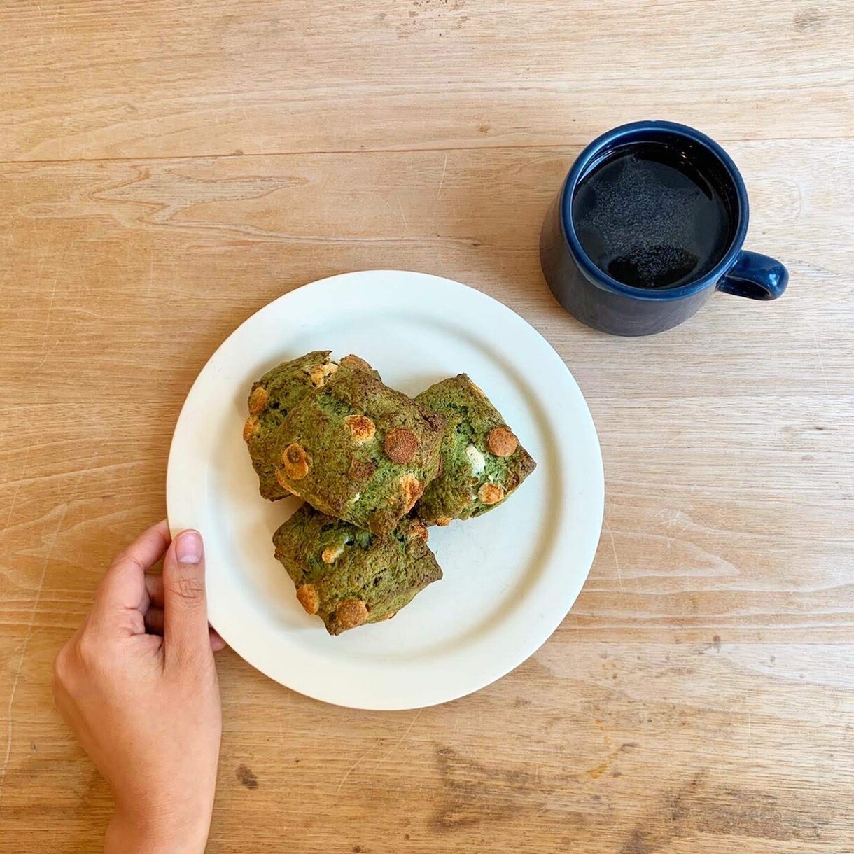 カフェで人気のスコーンレシピ販売します 『抹茶とホワイトチョコスコーン』6個分の材料セット付き！ イメージ4