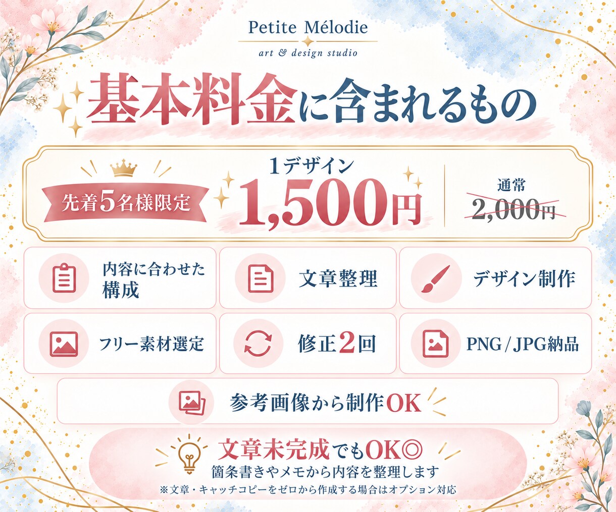 Instagram投稿・広告画像を作成します 文章未完成でもOK◎SNS経験を活かし構成からご相談できます イメージ3