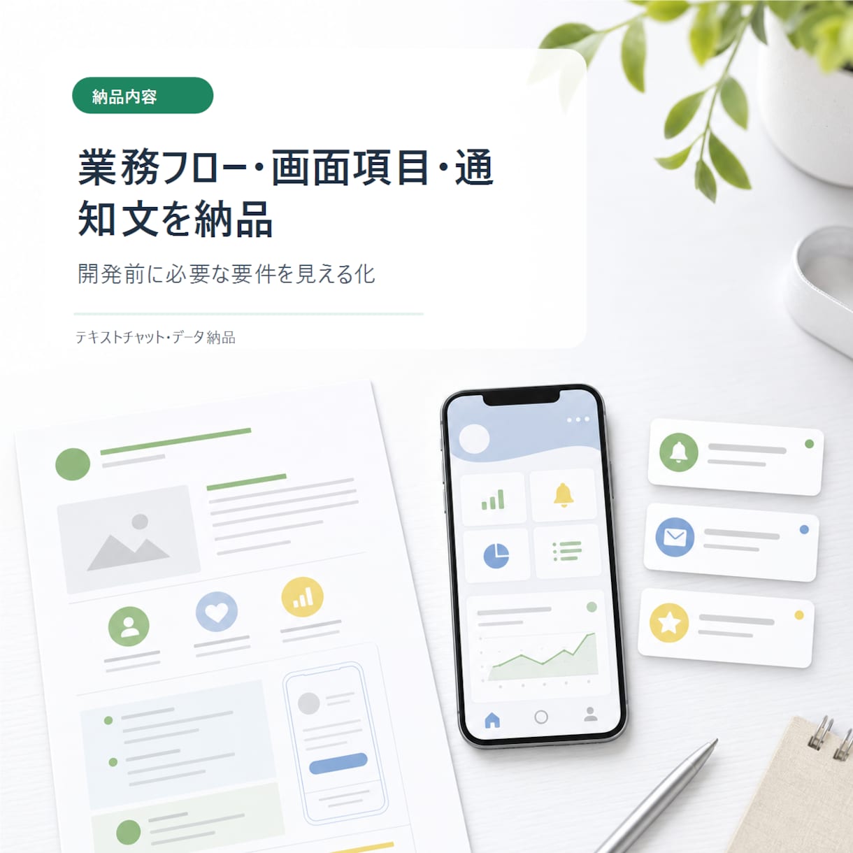 LINE受付アプリを設計します LINE依頼受付と担当通知を整理 イメージ4