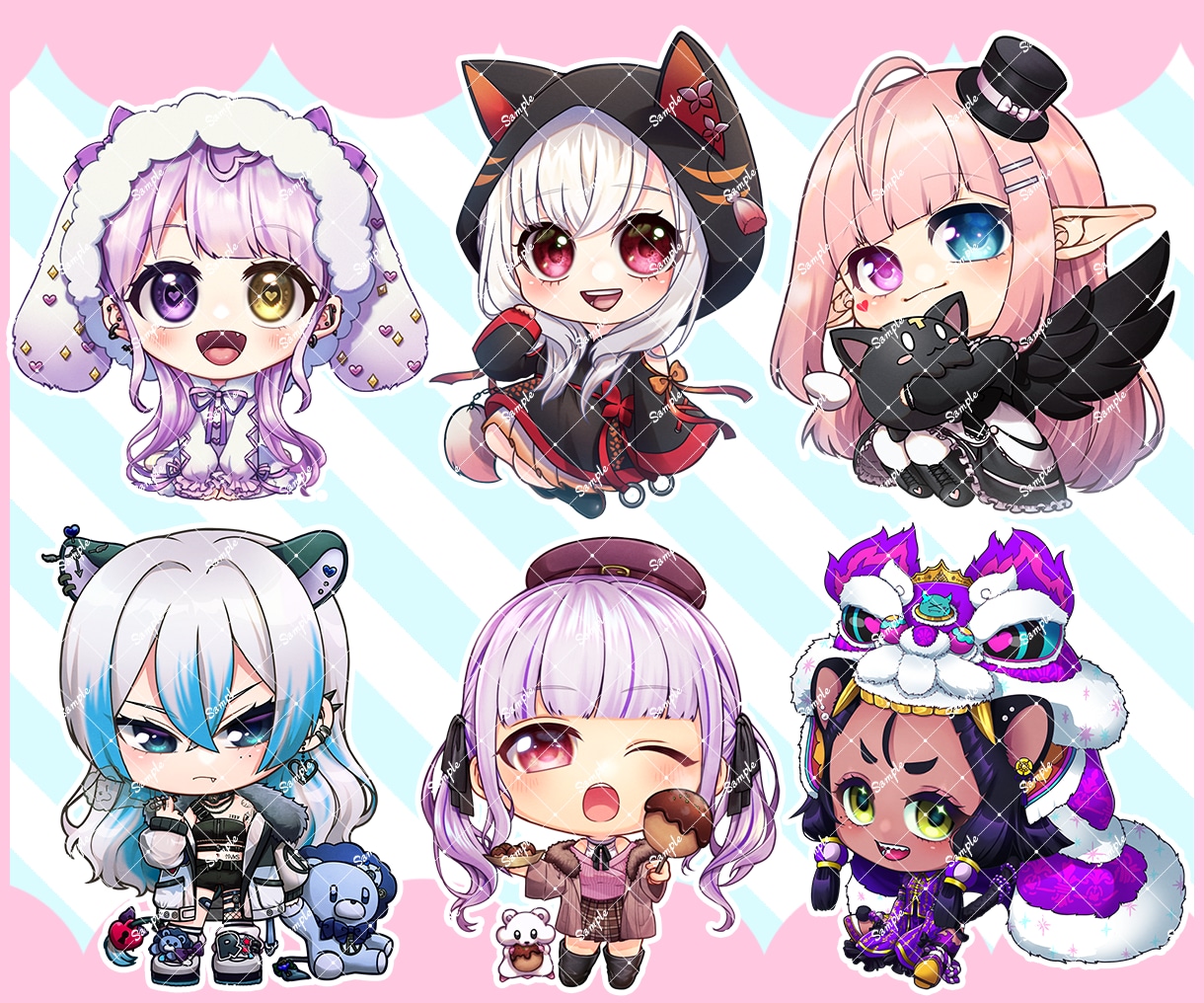 デフォルメイラストお描きします かわいいあなただけのミニキャラを！ イメージ3
