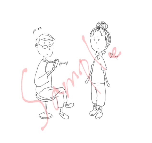 ゆる〜いイラスト描きます SNSのアイコンや挿絵などに！ちょっとしたイラスト描きます イメージ2