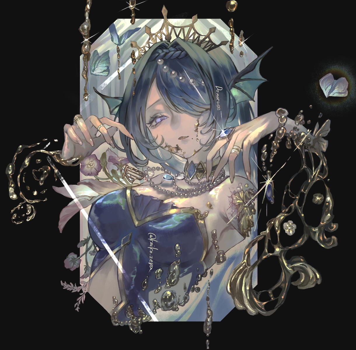 厚塗りで綺麗な世界観のイラストを作成します にじさんじ様実績〇、動画用イラスト、Vtuber活動など イメージ3