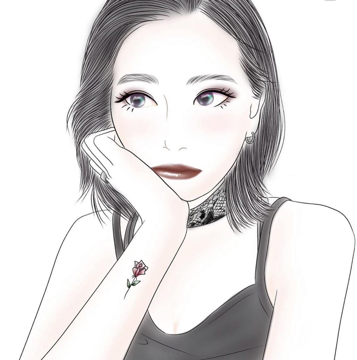 あなたを可愛くふわっとした似顔絵描きます 特徴をとらえつつ更に素敵に仕上げます！ イメージ2