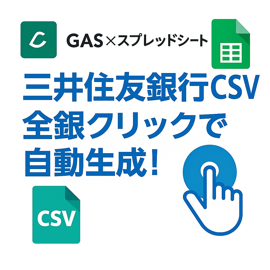三井住友銀行全銀自動作成ツールを作ります 1クリックで三井住友振込全銀を自動生成！ イメージ1