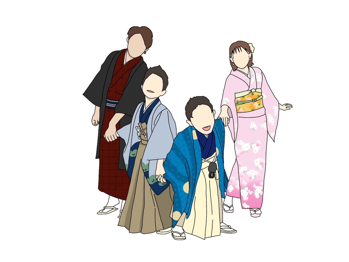 お洒落可愛いイラスト作成します 【即日対応】思い出の写真からイラストに！ イメージ2