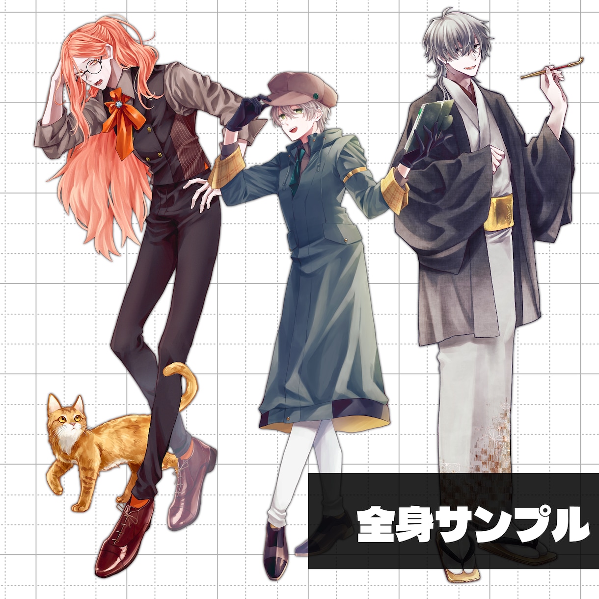 創作キャラクターの立ち絵承ります TRPG、動画、ゲームなどにご利用いただけます！ イメージ3