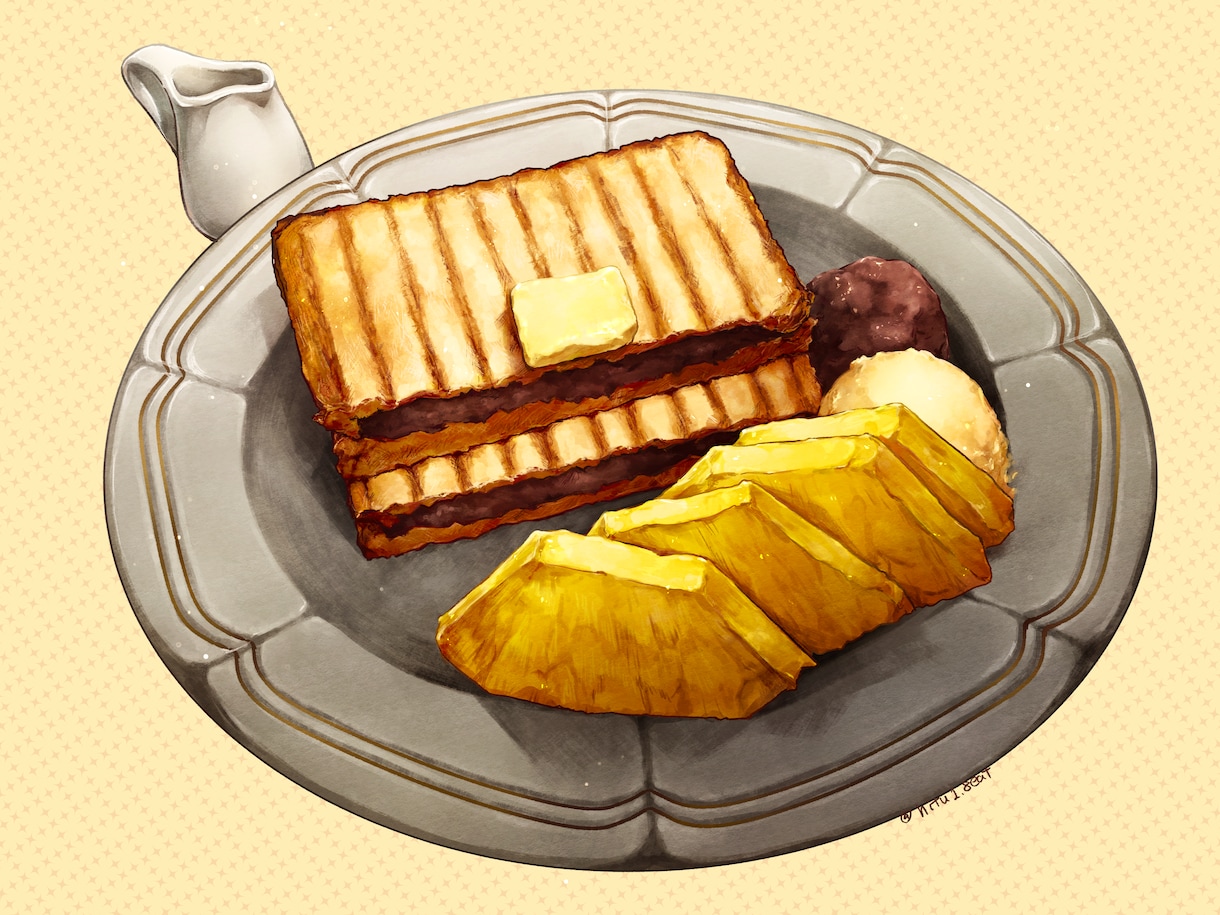 お腹を空かせるような食べ物のイラスト承ります 見たらきっと食べたくなるようなイラストをご提供いたします。 イメージ5