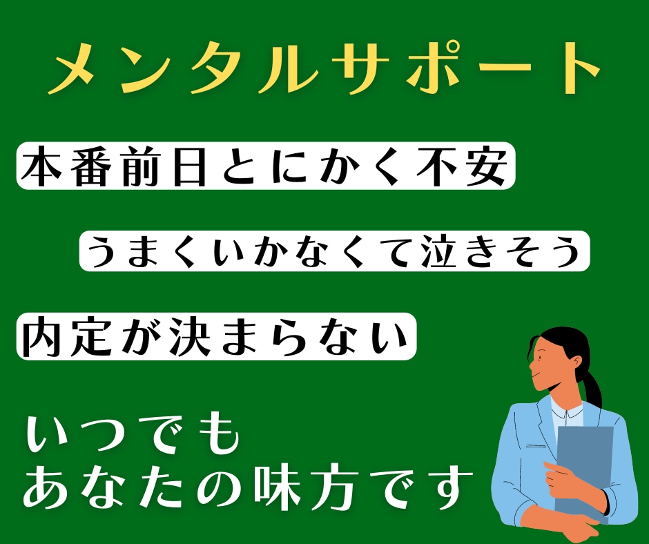 25卒❣️新卒学生の就活を手伝います ES添削/面接対策/ディスカッション対策/メンタルケア イメージ5