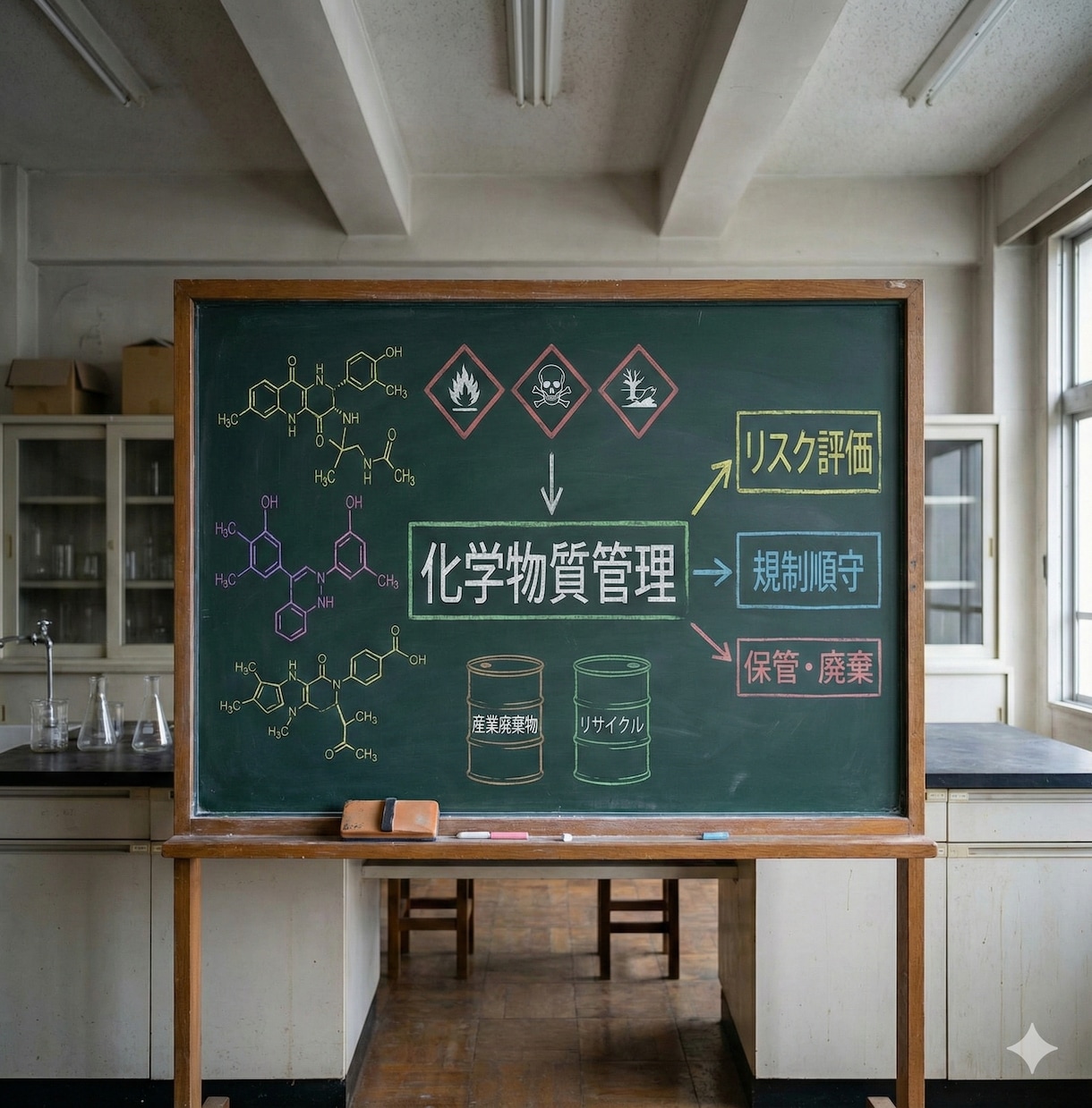 化学製品の化学物質管理に関する相談を承ります 法規制対応のノウハウをお教えいたします。 イメージ1