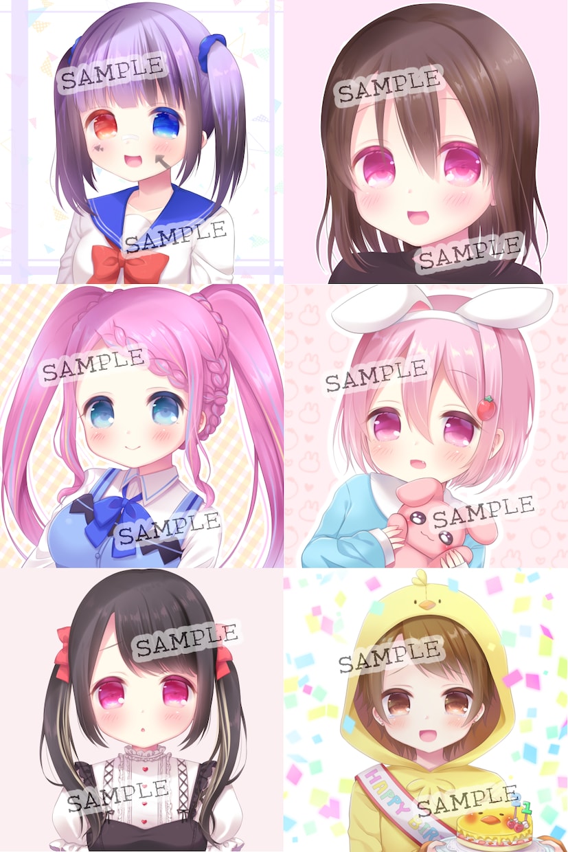 萌えふわで可愛い女の子描きます アイコン、SDキャラ、漫画、立ち絵何でも描きます♥ イメージ4