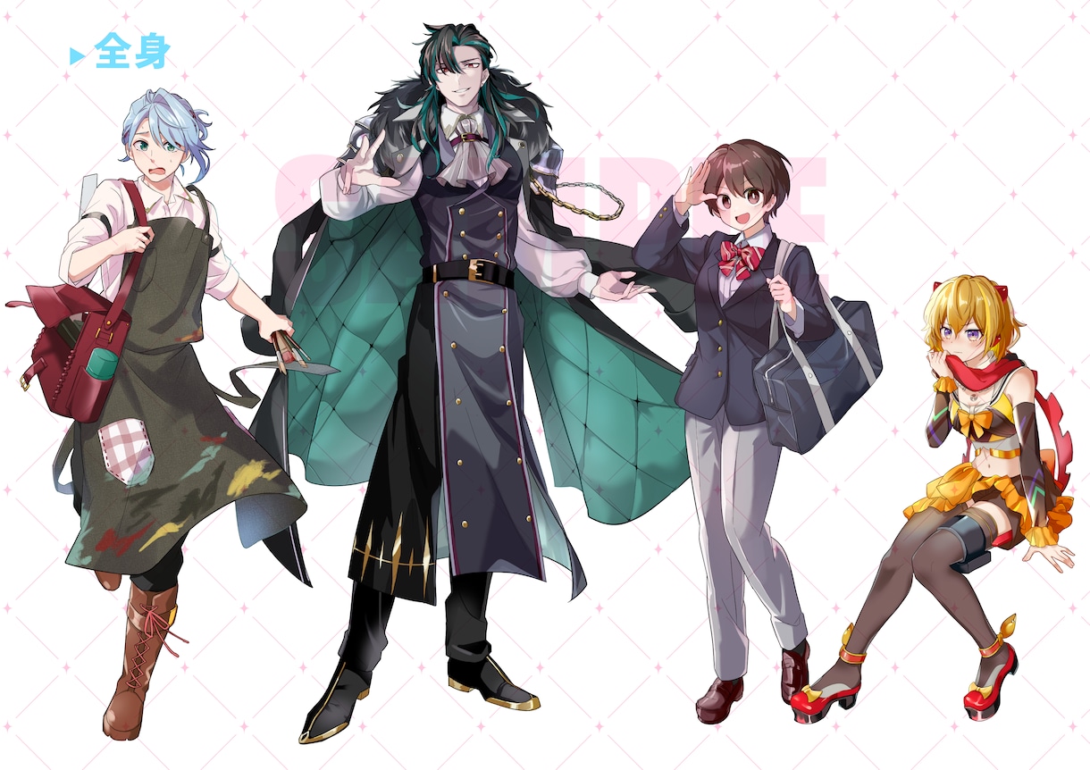 TRPGや配信用に！キャラクター立ち絵を作成します 親しみやすいアニメ塗りで貴方だけの素敵なキャラクターを形に イメージ6