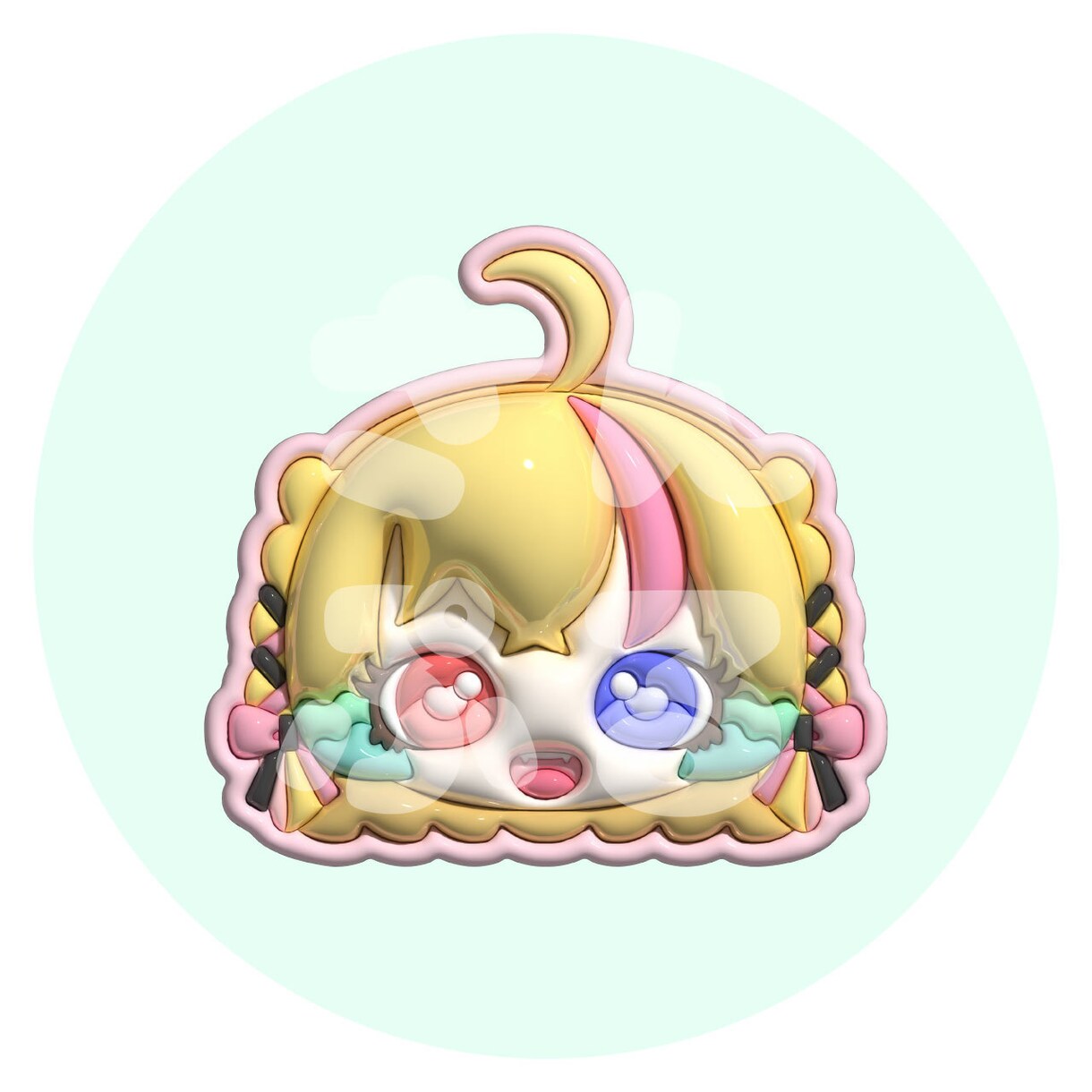 限定価格中！｜ぷっくり可愛いアイコン描きます 立体感が可愛いぷっくりとしたお顔のアイコンを描きます！ イメージ8