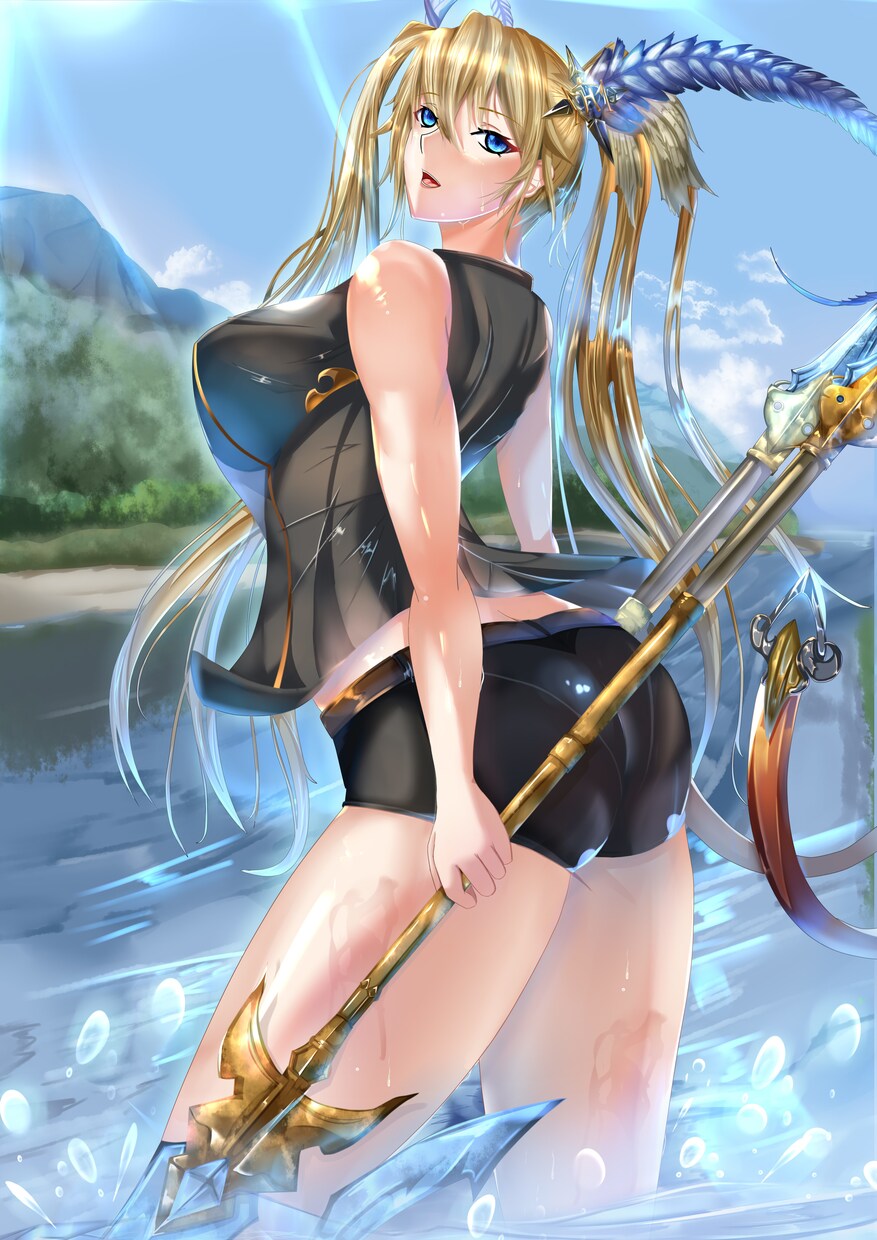 一枚絵作成します キャラクターと背景の一枚絵の作成 イメージ2