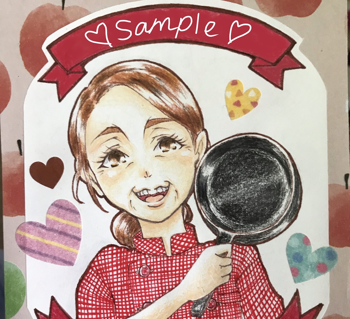 SNS用アイコンとヘッダー作ります ほんわか優しい色鉛筆似顔絵で、自分の真心を相手に伝えたい方へ イメージ3