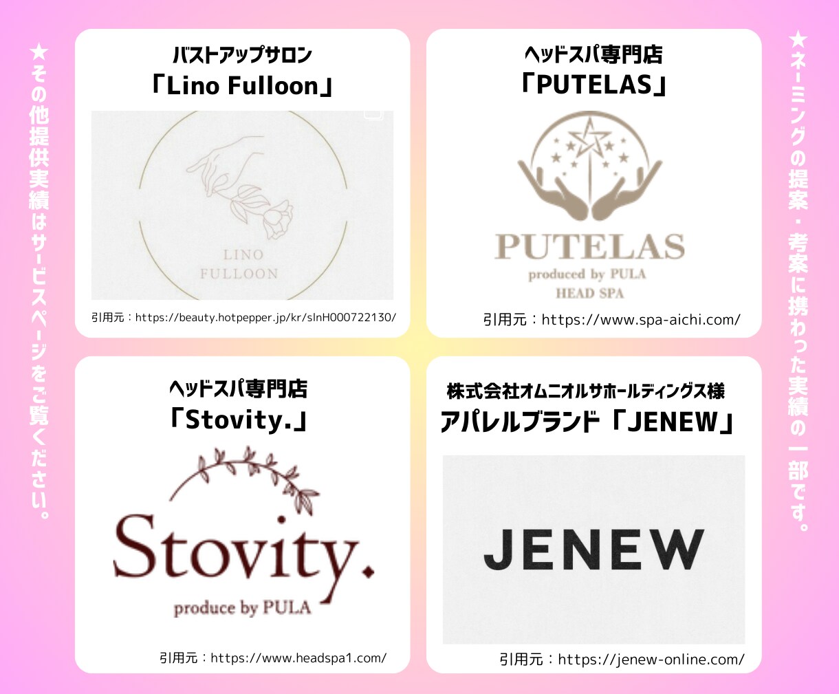 作詞家の観点で”魅力を引き出す”ネーミングします 他とは違うアーティスト目線でのネーミング、キャッチコピー提供 イメージ3