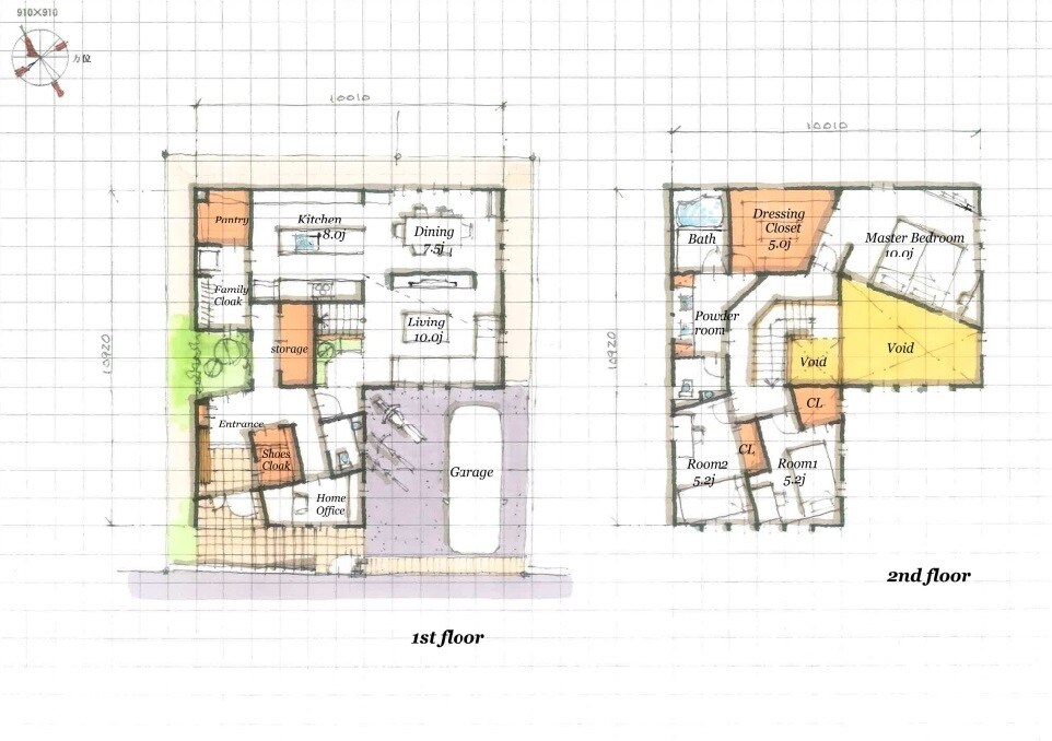 手書きの図面、パース作成します 柔らかい雰囲気の図面や外観図作成 イメージ3