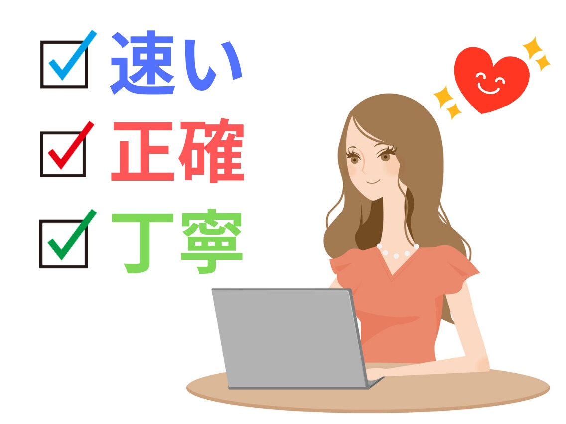 即日可能！紙・PDF・画像データをテキスト化します パソコン入力が苦手、作りたいけど時間がない、すぐ欲しい方へ イメージ2