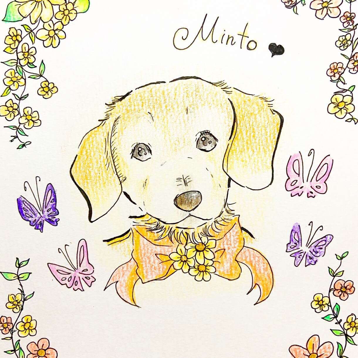 犬のイラスト描きます ペット似顔絵◎愛犬のイラスト描きます＾＾ イメージ4