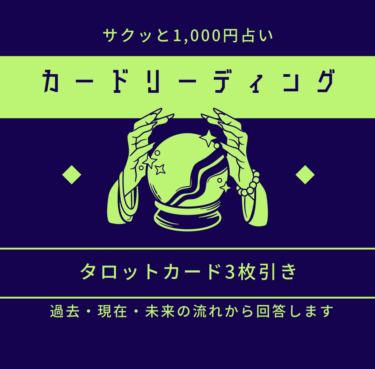 霊感タロットで過去・現在・未来を視ます 心配事の流れを読み解きましょう！ イメージ1