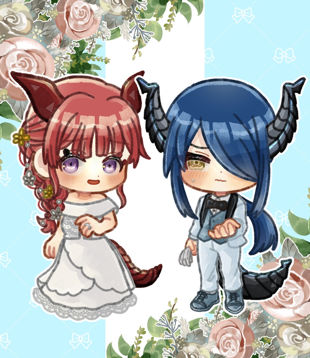 ジューンブライドの量産SDイラスト描きます 【3日～1週間納品】丁寧なやり取りを心がけています イメージ5