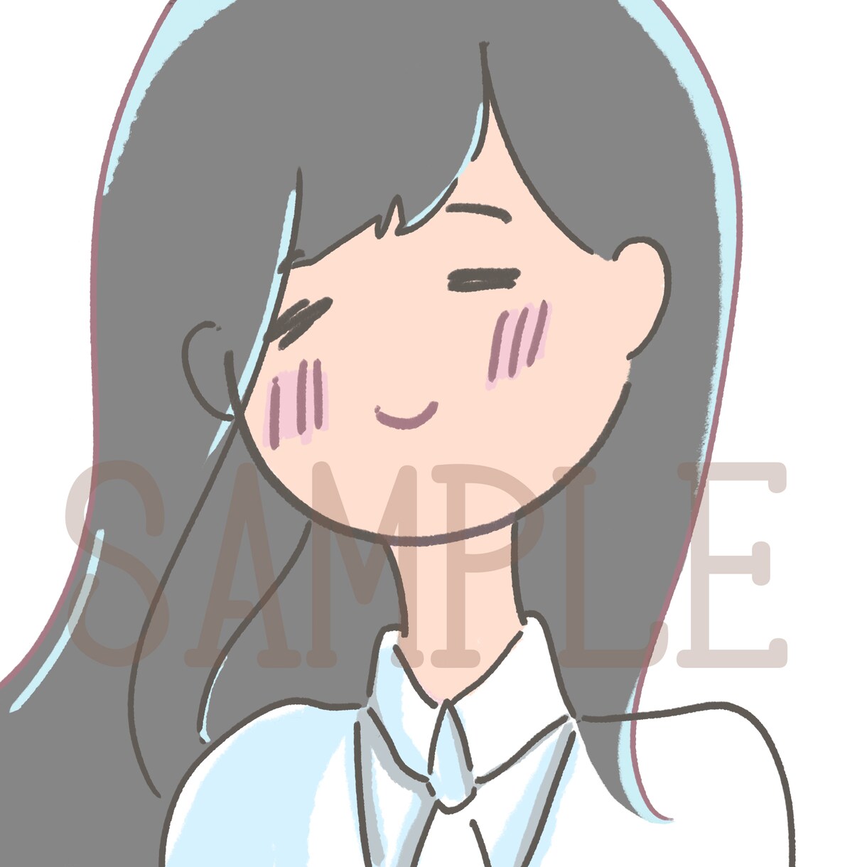 SNSなどのアイコンを作ります デフォルメキャラクターのオリジナルアイコン イメージ1