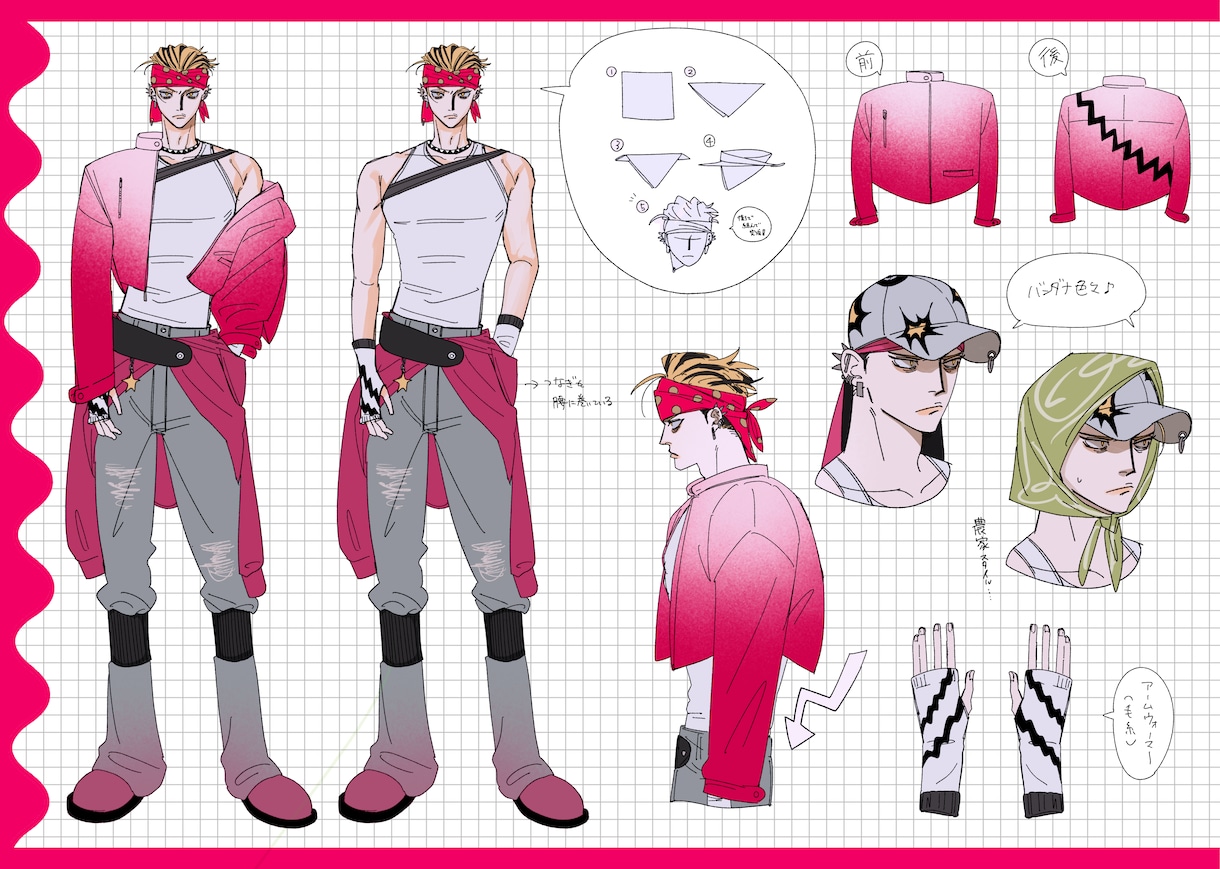 かっこいい！を短期で承ります キャラクターの設定画や衣装デザイン立ち絵を制作いたします！ イメージ4
