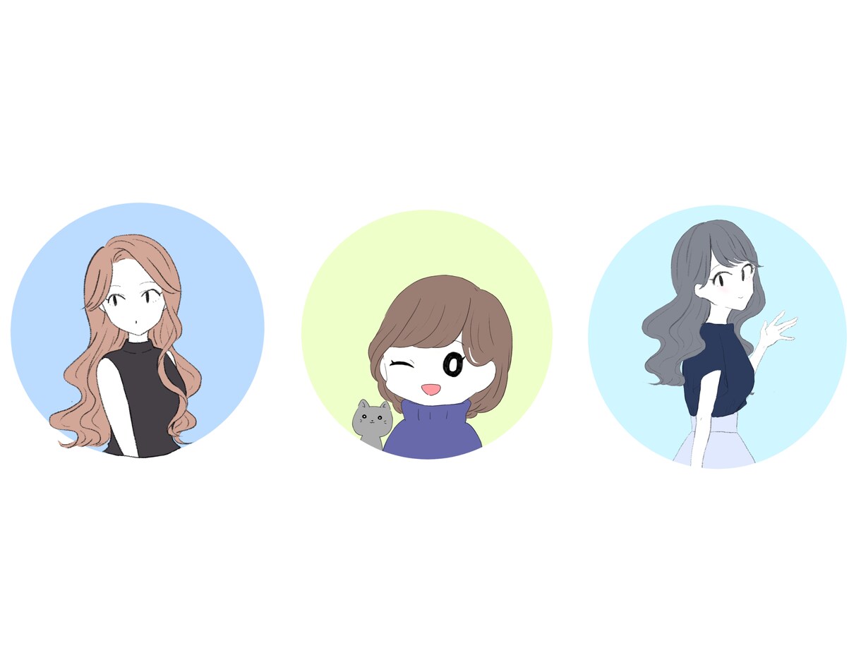 SNSで利用可能なシンプルなアイコンを作成します シンプルなアイコンを作成します。お好きな絵柄を選べます！ イメージ1