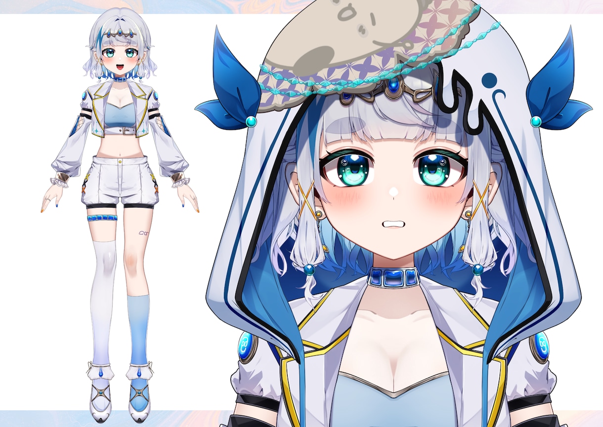 全行程おまかせ！ハイクオリティなモデルを制作します 【一貫制作】キャラデザからLive2Dまで、理想の姿を。 イメージ5