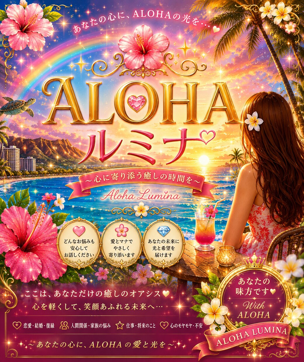 不安なお気持ちに優しく寄り添います 一人で抱え込まず安心してお話ください話すだけで癒されます イメージ1