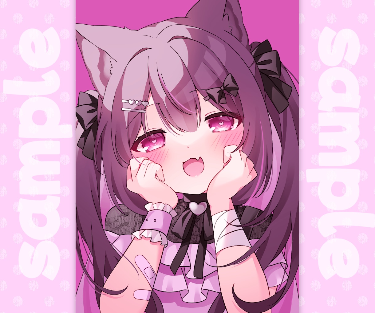 萌えカワイイ！イラストお描きします フリルやリボンなどが得意です！様々な用途にお使いいただけます イメージ4