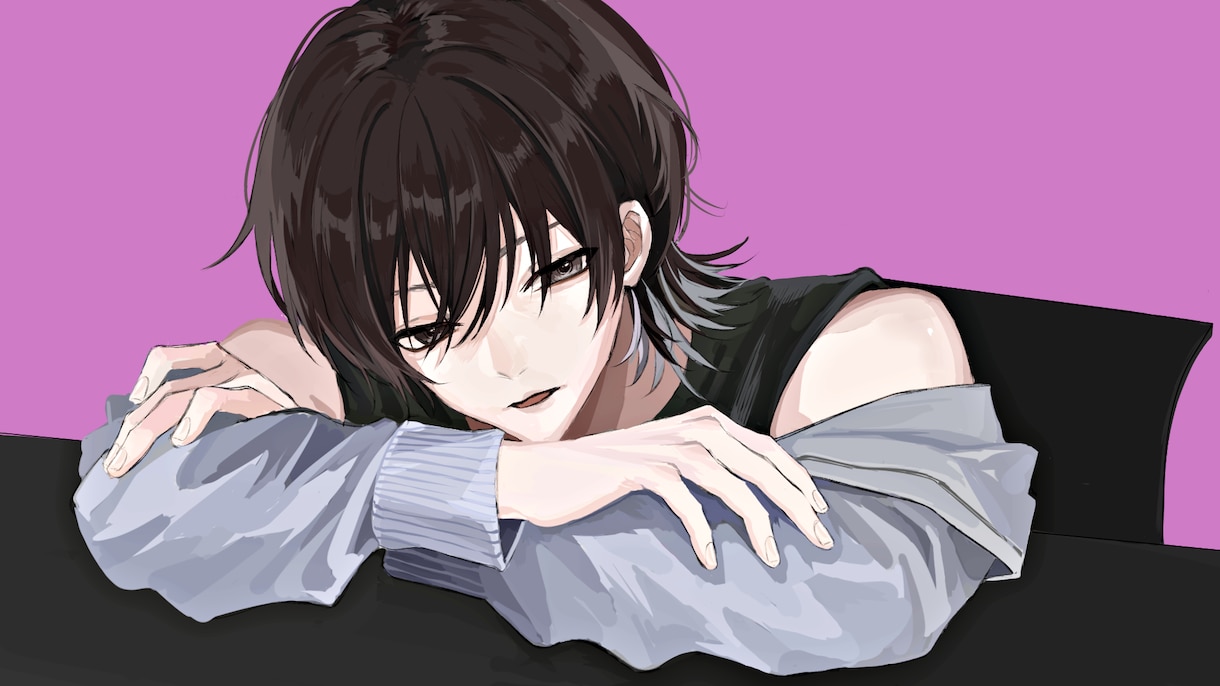 クールなMVイラスト描きます 丸投げOKです。構図考案から完成まで丁寧にお手伝いします。 イメージ4