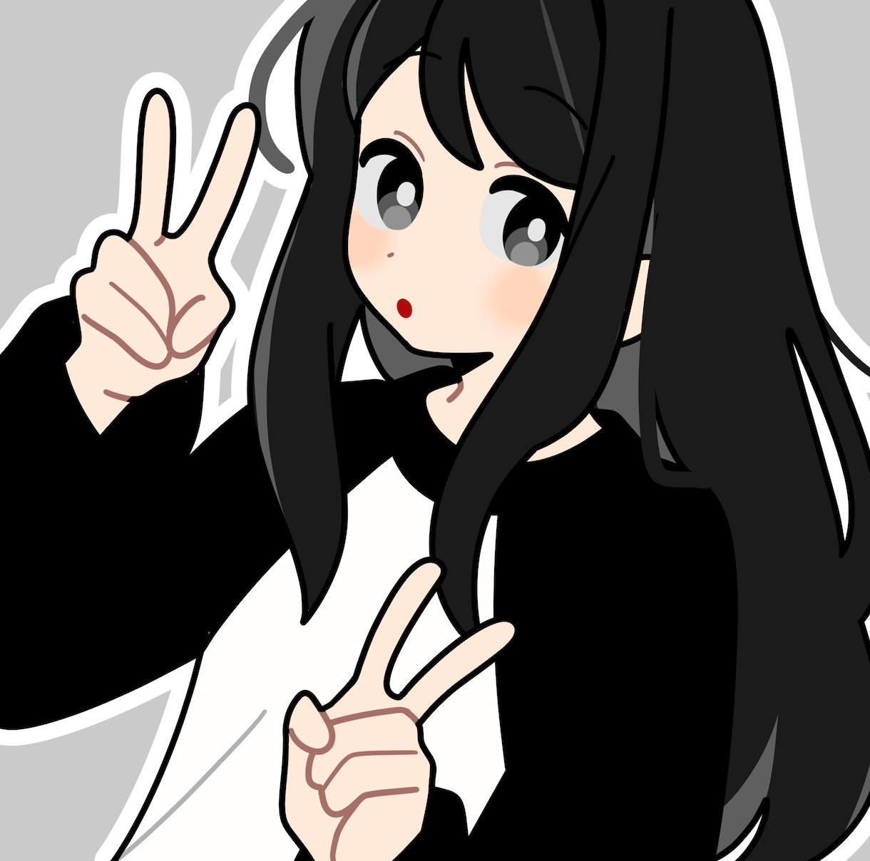シンプルで可愛いイラスト描きます SNS用アイコン等のイラスト描きます！ イメージ5