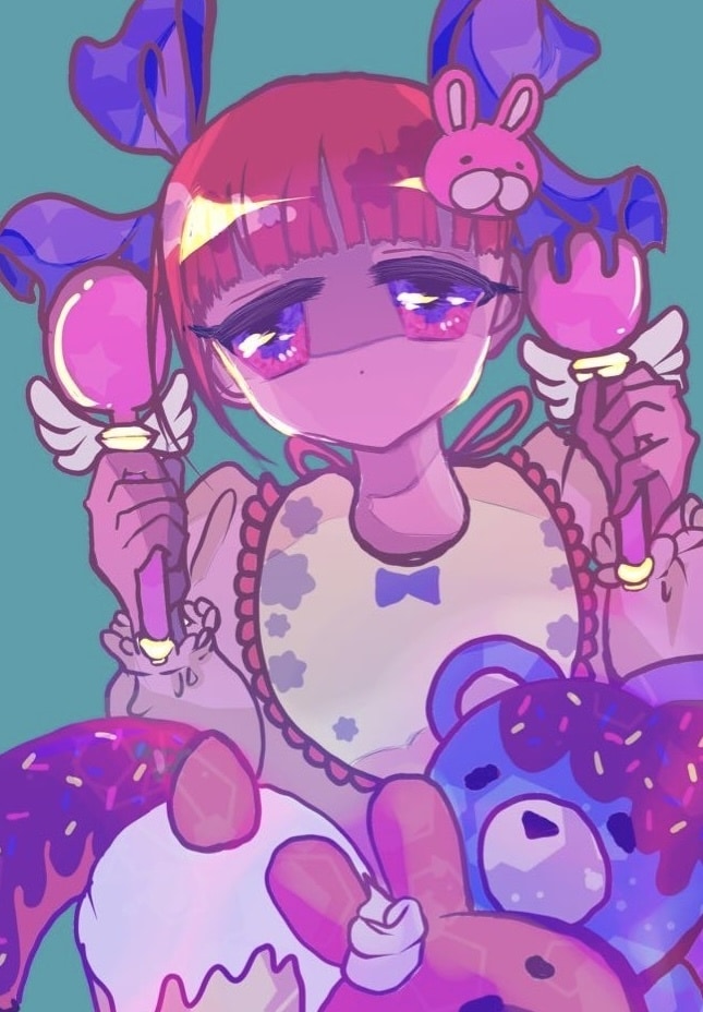 ネオレトロなイラスト制作します だれとも被らないオリジナルイラスト制作を承ります!! イメージ3