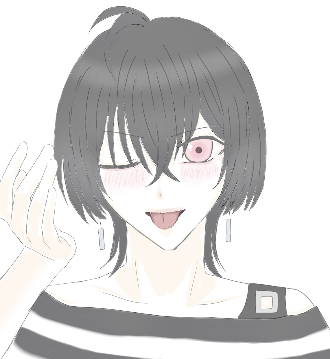中性的なキャラのイラスト売ります 男の子でも女の子でも使用可です イメージ1