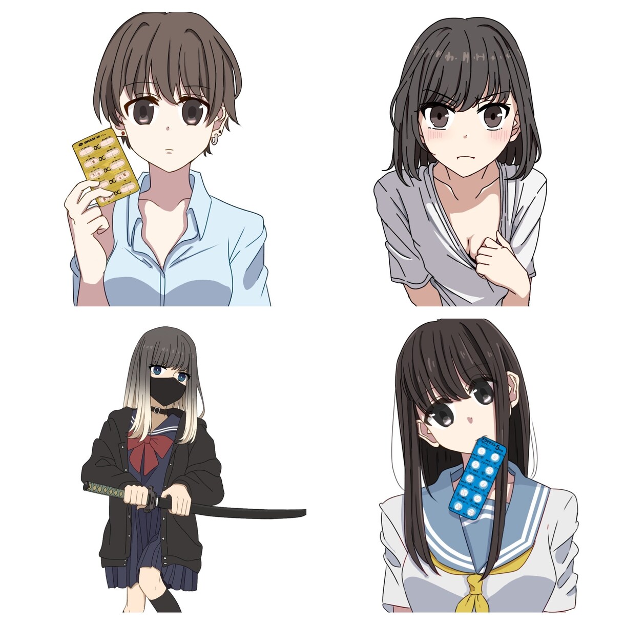SNS・動画で使えるイラスト最短3日で納品します 最短3日でアニメ塗りイラストを納品！ イメージ3