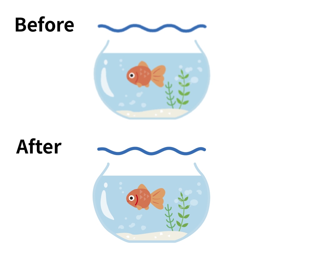 画像をIllustratorでトレースします 丁寧・正確なトレースで、使いやすいデータに仕上げます イメージ2